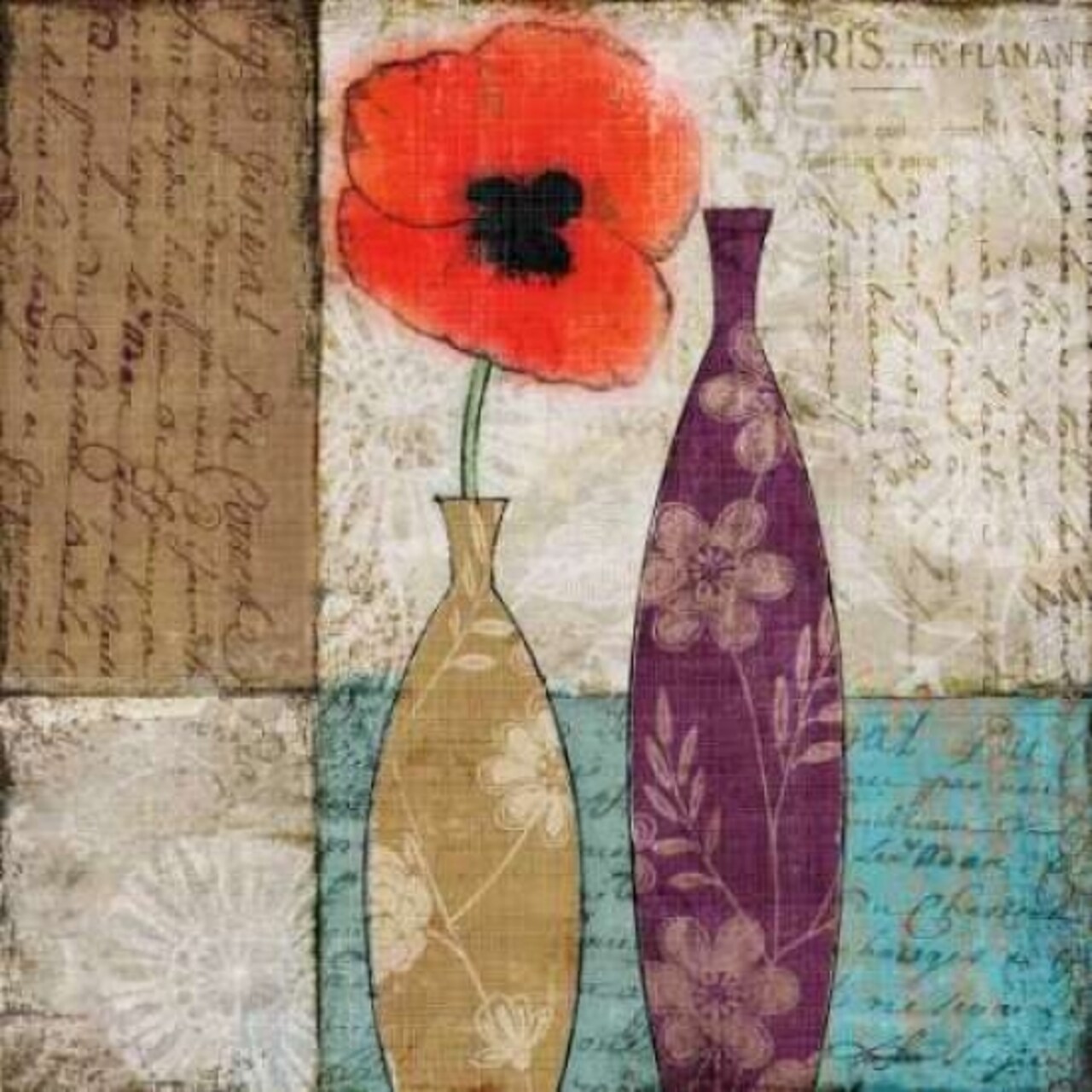 Le Pavot Rouge Poster Print by Keith Mallett - Item # VARPDX16091